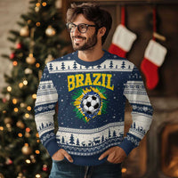 Brazil Soccer Fan Ugly Christmas Sweater Brazilian Football Game Day Fan