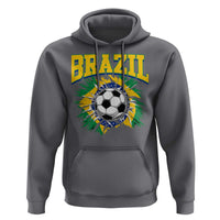 Brazil Soccer Fan Hoodie Brazilian Football Game Day Fan