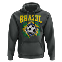 Brazil Soccer Fan Hoodie Brazilian Football Game Day Fan