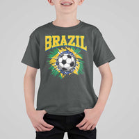 Brazil Soccer Fan T Shirt For Kid Brazilian Football Game Day Fan