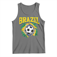 Brazil Soccer Fan Tank Top Brazilian Football Game Day Fan