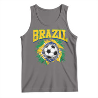Brazil Soccer Fan Tank Top Brazilian Football Game Day Fan