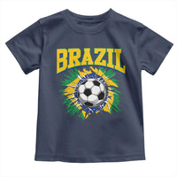 Brazil Soccer Fan Toddler T Shirt Brazilian Football Game Day Fan