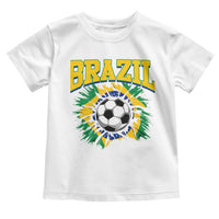 Brazil Soccer Fan Toddler T Shirt Brazilian Football Game Day Fan