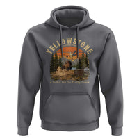 Yellowstone Do Not Pet The Fluffy Cows Hoodie Funny Bison Meme Wildlife Lover Gift