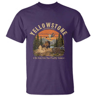 Yellowstone Do Not Pet The Fluffy Cows T Shirt Funny Bison Meme Wildlife Lover Gift