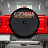 Arizona Photo Landscape Cactus Dessert Mountains Nature Spare Tire Cover