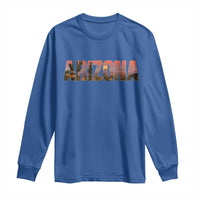 Arizona Photo Landscape Cactus Dessert Mountains Nature Long Sleeve Shirt