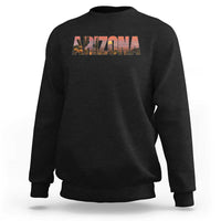 Arizona Photo Landscape Cactus Dessert Mountains Nature Sweatshirt