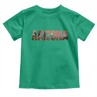 Arizona Photo Landscape Cactus Dessert Mountains Nature Toddler T Shirt