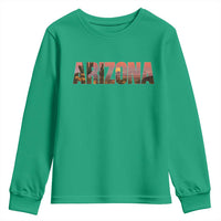Arizona Photo Landscape Cactus Dessert Mountains Nature Youth Sweatshirt
