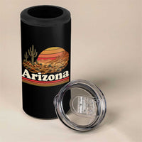 Arizona Desert Sunset Saguaro Cactus Mountains Nature Lover 4 in 1 Can Cooler Tumbler