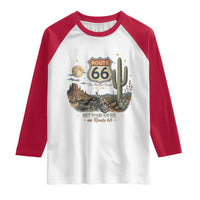 Highway 66 Get Your Kicks Centennial Road Trip Raglan Shirt Vintage 1976 American Cruiser Motorcycle Lover 100th Anniversary Gift