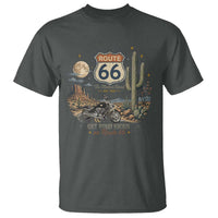 Highway 66 Get Your Kicks Centennial Road Trip T Shirt Vintage 1976 American Cruiser Motorcycle Lover 100th Anniversary Gift