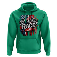 Checkered Flag Racing Hoodie Race Day Team Lover - Wonder Print Shop