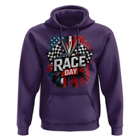 Checkered Flag Racing Hoodie Race Day Team Lover - Wonder Print Shop