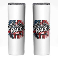 Checkered Flag Racing Skinny Tumbler Race Day Team Lover