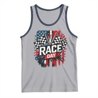 Checkered Flag Racing Tank Top Race Day Team Lover - Wonder Print Shop