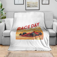 Vintage Racing Formula Car Throw Blanket - Wonder Print Shop