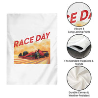 Vintage Racing Formula Car Garden Flag - Wonder Print Shop