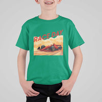 Vintage Racing Formula Car T Shirt For Kid - Wonder Print Shop