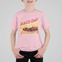 Vintage Racing Formula Car T Shirt For Kid - Wonder Print Shop