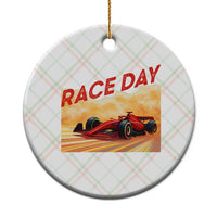 Vintage Racing Formula Car Ceramic Ornament - Wonder Print Shop