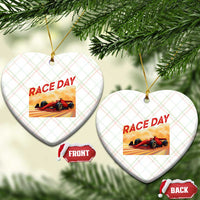 Vintage Racing Formula Car Ceramic Ornament - Wonder Print Shop