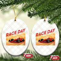 Vintage Racing Formula Car Ceramic Ornament - Wonder Print Shop