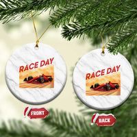 Vintage Racing Formula Car Ceramic Ornament - Wonder Print Shop