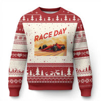 Vintage Racing Formula Car Ugly Christmas Sweater - Wonder Print Shop