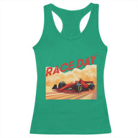 Vintage Racing Formula Car Racerback Tank Top - Wonder Print Shop