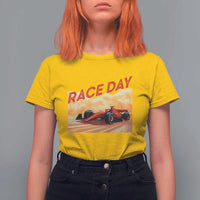 Vintage Racing Formula Car T Shirt For Women - Wonder Print Shop