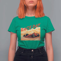 Vintage Racing Formula Car T Shirt For Women - Wonder Print Shop