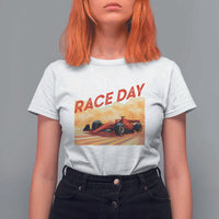 Vintage Racing Formula Car T Shirt For Women - Wonder Print Shop