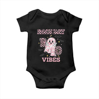 Race Car Halloween Baby Onesie Boo Checkered Coquette Bow - Wonder Print Shop