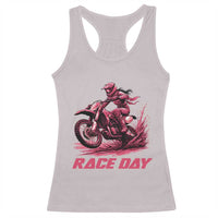 Dirt Bike Girl Racerback Tank Top Motocross Racing Women - Wonder Print Shop