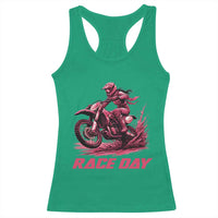 Dirt Bike Girl Racerback Tank Top Motocross Racing Women - Wonder Print Shop