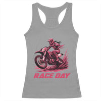 Dirt Bike Girl Racerback Tank Top Motocross Racing Women - Wonder Print Shop