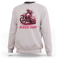 Dirt Bike Girl Sweatshirt Motocross Racing Women - Wonder Print Shop