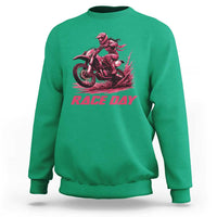 Dirt Bike Girl Sweatshirt Motocross Racing Women - Wonder Print Shop