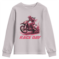 Dirt Bike Girl Youth Sweatshirt Motocross Racing Women - Wonder Print Shop