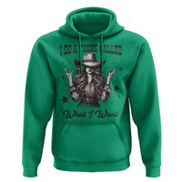 Black Cowgirl Hoodie I Do A Thing Called What I Want - Wonder Print Shop