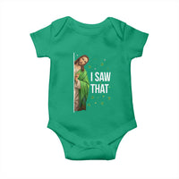 Christian Jesus St Patricks Day Meme Baby Onesie I Saw That