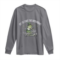Funny Frog St Patricks Day Meme Long Sleeve Shirt Off To Start The Shenanigans