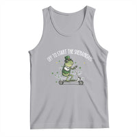 Funny Frog St Patricks Day Meme Tank Top Off To Start The Shenanigans