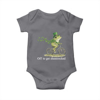 Funny Frog St Patricks Day Meme Baby Onesie Off To Get Shamrocked