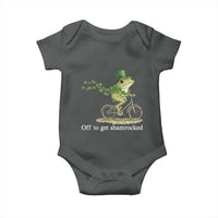 Funny Frog St Patricks Day Meme Baby Onesie Off To Get Shamrocked