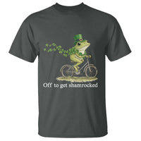 Funny Frog St Patricks Day Meme T Shirt Off To Get Shamrocked
