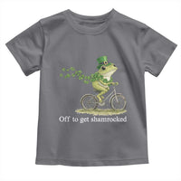 Funny Frog St Patricks Day Meme Toddler T Shirt Off To Get Shamrocked